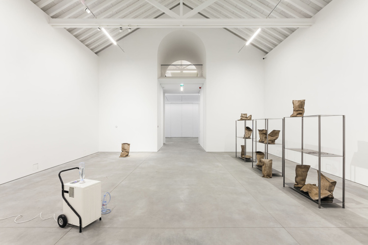 12. Adrien Missika — Demain, Stabilisation, 2017. Installation View at Galeria Francisco Fino